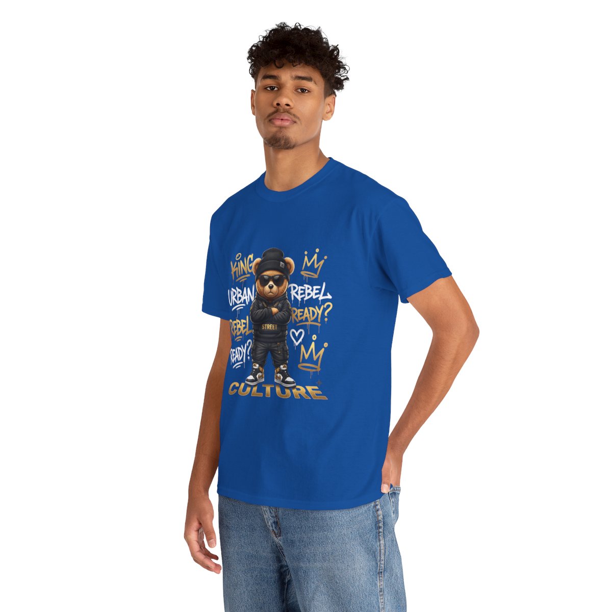 T-Shirt — 'Rebel Culture' Bear Graphic Tee